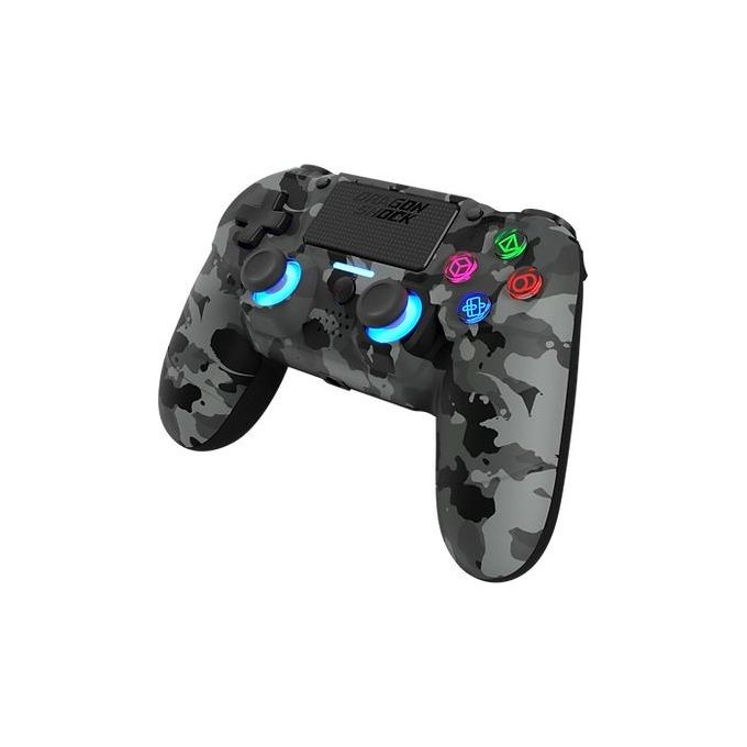 DragonShock DSCPS4-GC Mizar Controller Wireless per PS4 PC Cellulare Bluetooth 2.1 colore Grigio Mimetico