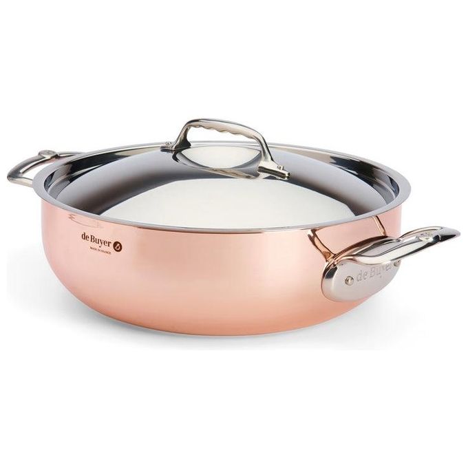 De Buyer Prima Matera Pentola Rame-Inox 28cm Conica per Induzione