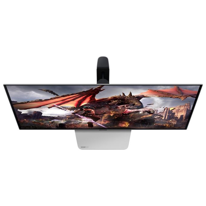 Samsung LS32DG800SUXEN Odyssey OLED G8 Monitor Gaming 32'' 4K UHD 240Hz 0.03ms FreeSync Premium Pro HDR10+ colore Argento