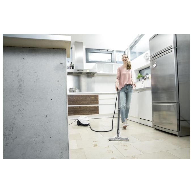 Kärcher 1.513-650.0 SC 3 EasyFix Pulitore a Vapore 1900W 3,5 bar Serbatoio 1L Superficie 75m² colore Bianco Nero