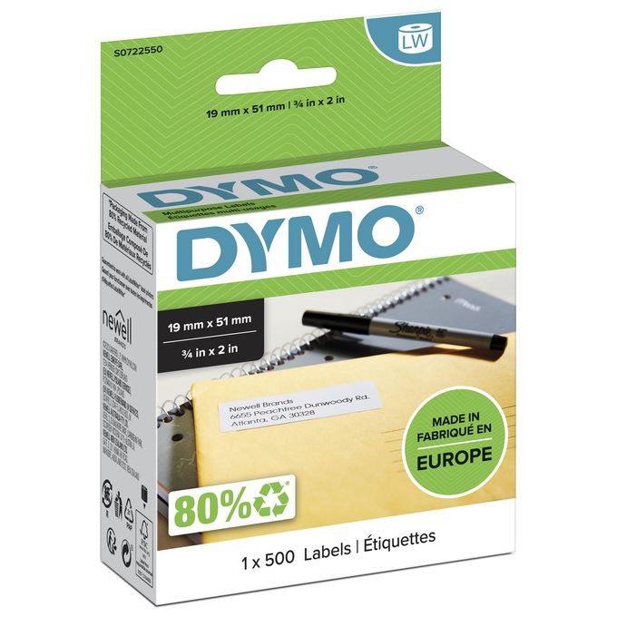 Dymo Cf500 etichette Labelwriter 19x51mm Bianco