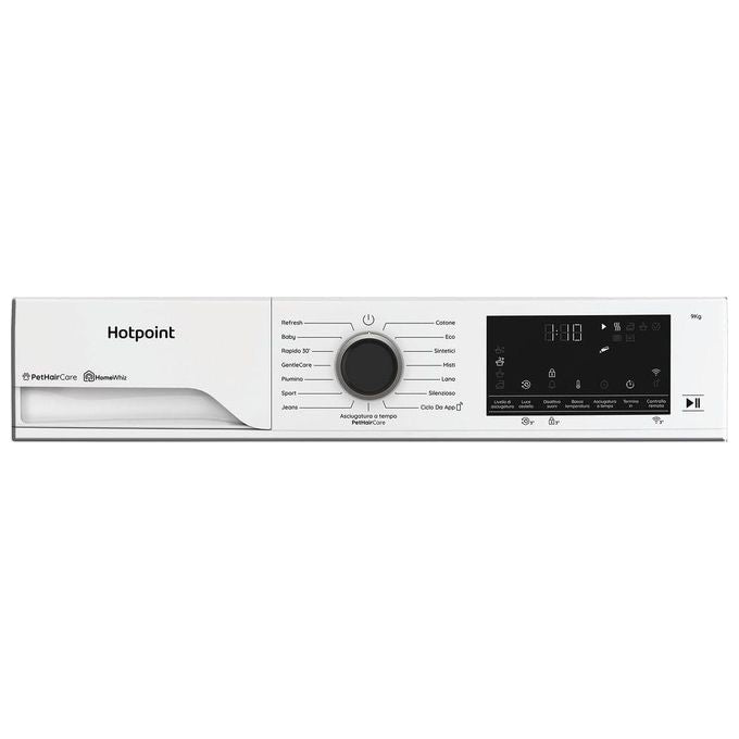Hotpoint HPT 96D BS IT Délica Asciugatrice Pompa di Calore 9 Kg Classe A Wi-Fi 60 dB (85x60x67 cm) colore Bianco