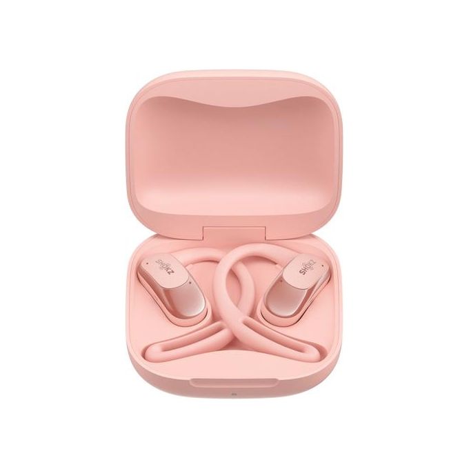 Shokz, Auricolari OpenFit Air Wireless, a Clip, Rosa, Bluetooth