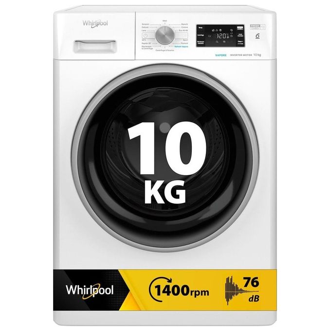 Whirlpool FFB 1048 BSV IT Lavatrice carica frontale 10 Kg 1400 giri Classe A bianca