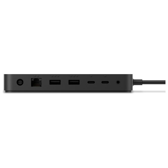 Microsoft T8I-00004 Surface Thunderbolt 4 Dock Docking Station 3x USB 3.2 Gen 2 3x Thunderbolt 4 Ethernet 2500 Mbit-s 165W colore Nero
