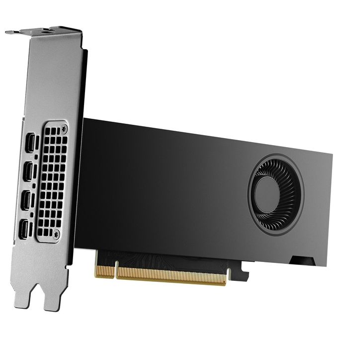 PNY VCNRTX2000ADA-SB RTX 2000 Ada Scheda Video 16 GB GDDR6 PCI Express 4.0 x8 4 x Mini DisplayPort Low Profile Dual Slot colore Nero