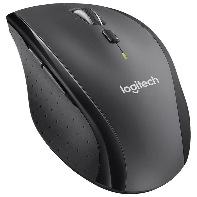 Logitech 705 Marathon Mouse Wireless, Ricevitore USB Unifying 2,4 GHz, 1000 DPI, 5 Pulsanti Programmabili, Durata Batteria di 3 Anni, Compatibile con PC, Mac, Laptop, Chromebook - Nero