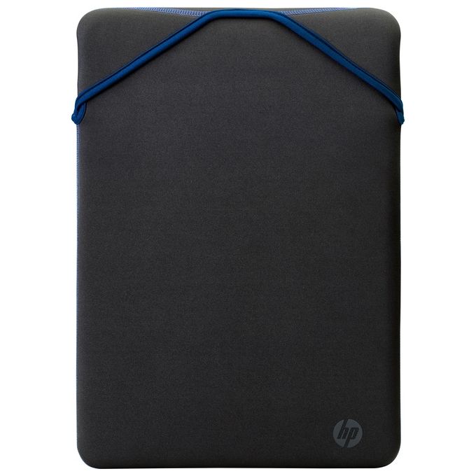 HP Protective Reversibile Sleeve per Notebook fino a 15.6'' Design Reversibile Nero-Blu