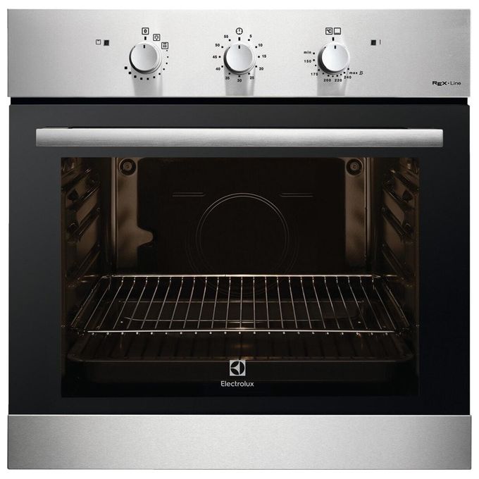 Electrolux F13GX Forno a Gas da Incasso Capacita' 69 Litri Classe energetica A+ 3 Programmi InfiSpace 60 cm Acciaio Inox