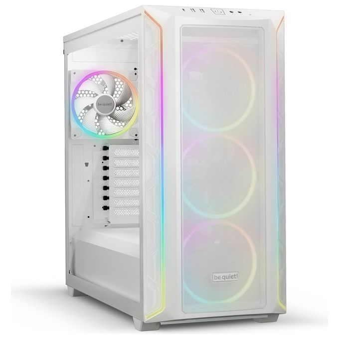Be quiet! BGW64 Shadow Base 800 FX White Case PC Midi Tower con Illuminazione ARGB e Pannello Laterale in Vetro Temperato colore Bianco