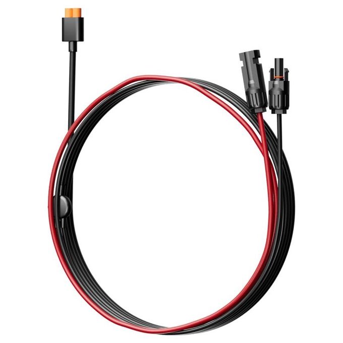 EcoFlow LMC4-XT60I-3.5M Cavo di Ricarica Solare MC4 a XT60i 3.5 m per Serie RIVER e DELTA colore Nero Rosso