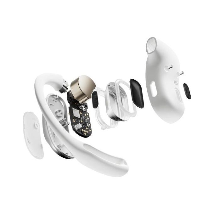 Shokz SZ-HEA-0091 OpenFit Air Auricolari True Wireless Open-Ear Bluetooth 5.2 IP54 autonomia 28 ore colore Bianco