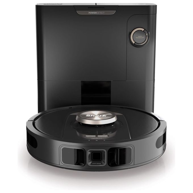 Shark RV2820VEEU PowerDetect Robot aspirapolvere LiDAR 3D capacita' 0,23 L autonomia 100 min Wi-Fi app controllo vocale colore Nero Champagne