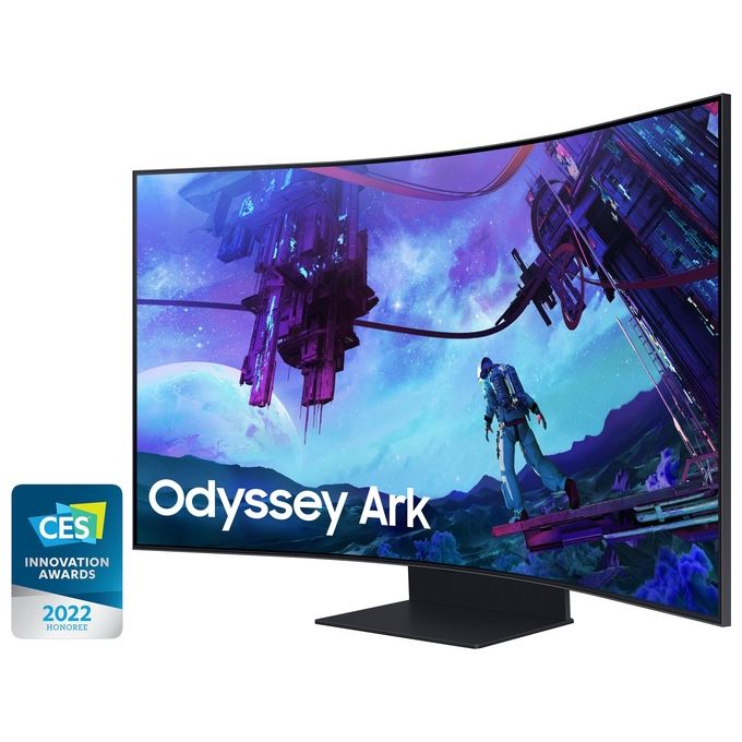 Samsung LS55CG970NUXEN Odyssey Ark 2ª Gen. Monitor Gaming Curvo 55'' UHD 4K 165Hz 1ms HDR10+ Quantum Mini LED colore Nero