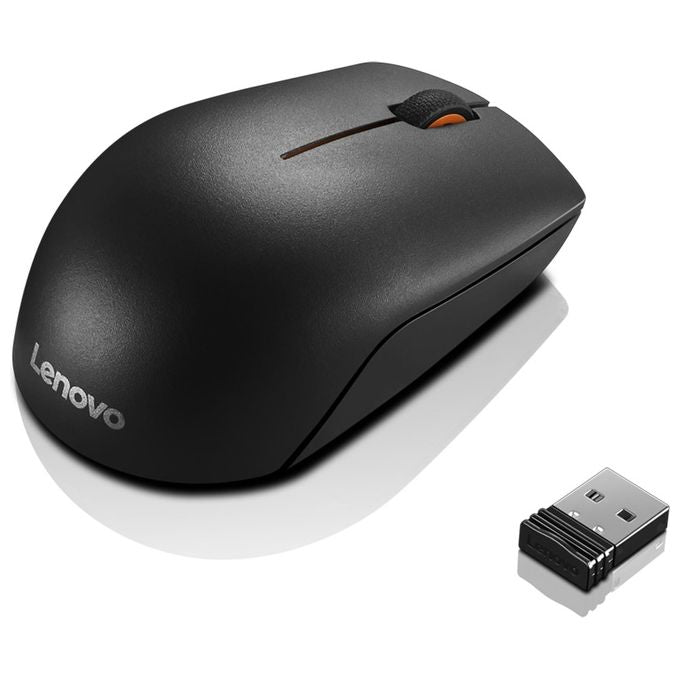 Lenovo GX30K79401 Mouse Wireless Laser Ambidestro RF 1000 DPI 3 Tasti Compatto colore Nero