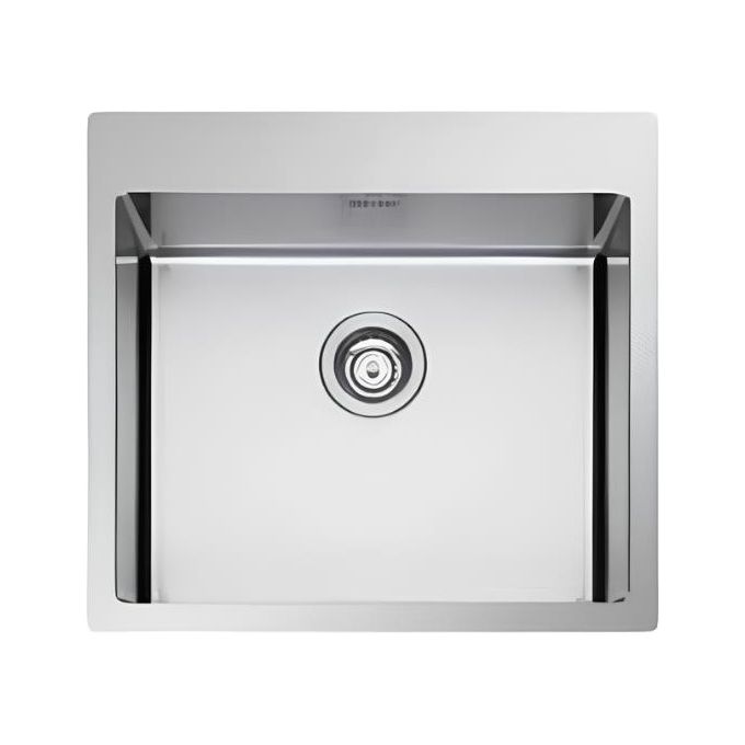 Apell SZ55FBC Spazio R15 Lavello da Incasso 1 Vasca Acciaio Inox AISI304 Sopratop Filotop Sottotop 55x50 cm colore Inox