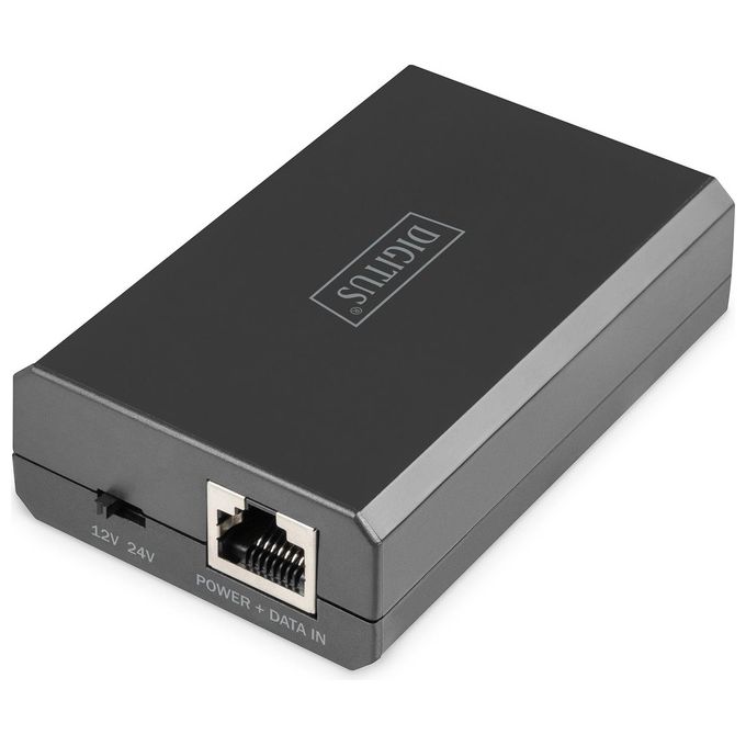 Digitus DN-95211 Splitter PoE Gigabit IEEE802.3at-bt 51 W Uscita 12V-24V colore Nero