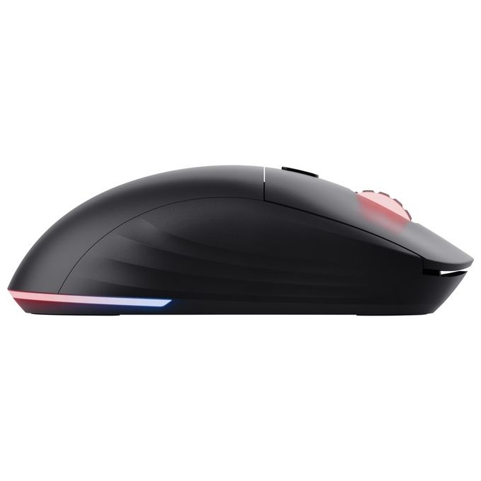 Trust 25126 GXT 926 Redex II Mouse Gaming Wireless 2.4 GHz 10000 DPI 6 Pulsanti Programmabili Retroilluminazione RGB colore Nero