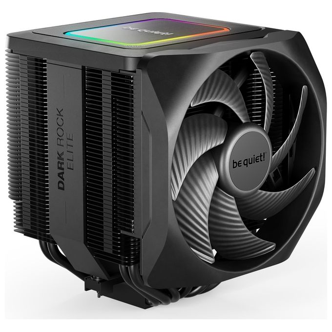 Be quiet! BK037 Dark Rock Elite Dissipatore CPU 2 Ventole PWM 135mm 7 Heatpipe ARGB colore Nero