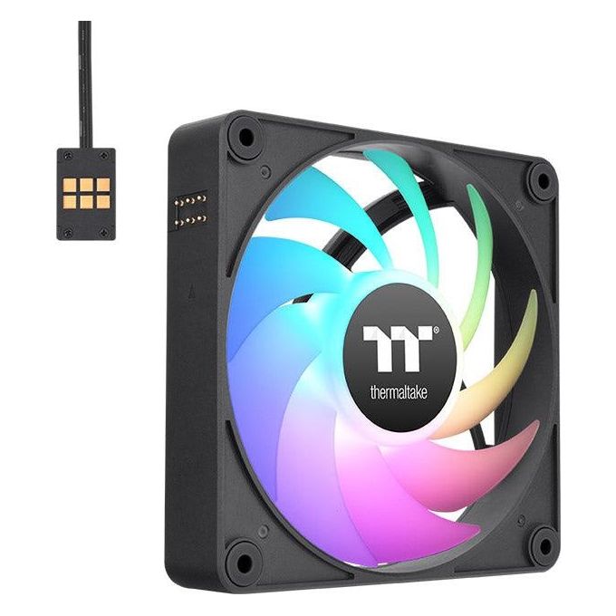 Thermaltake CL-F182-PL14SW-A Ventilatore per Case 14 cm ARGB PWM 3 Pezzi colore Nero