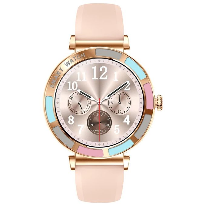 Trevi T-FIT 245L Smartwatch con Funzione Chiamata Wireless Display Full Touch 1.27'' IPS Bluetooth 5.0 Resistente all'Acqua IP67 colore Rosa