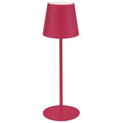 Majestic 120451 RL Agata Lampada da tavolo LED ricaricabile senza fili con luce regolabile dimmer touch 3 temperature di colore IP54 colore Rosso