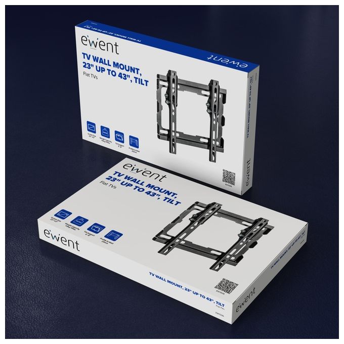 Eminent Easy Tilt EW1506 Staffa Supporto per Tv Lcd per Schermi da 23-42'' Nero-Antracite
