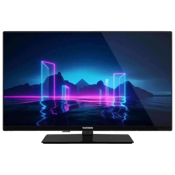 Telefunken TE32750S38YXD TV LED 32'' HD Ready HDR10 DVB-T2-S2 2 HDMI 1 USB Funzione Hotel colore Nero