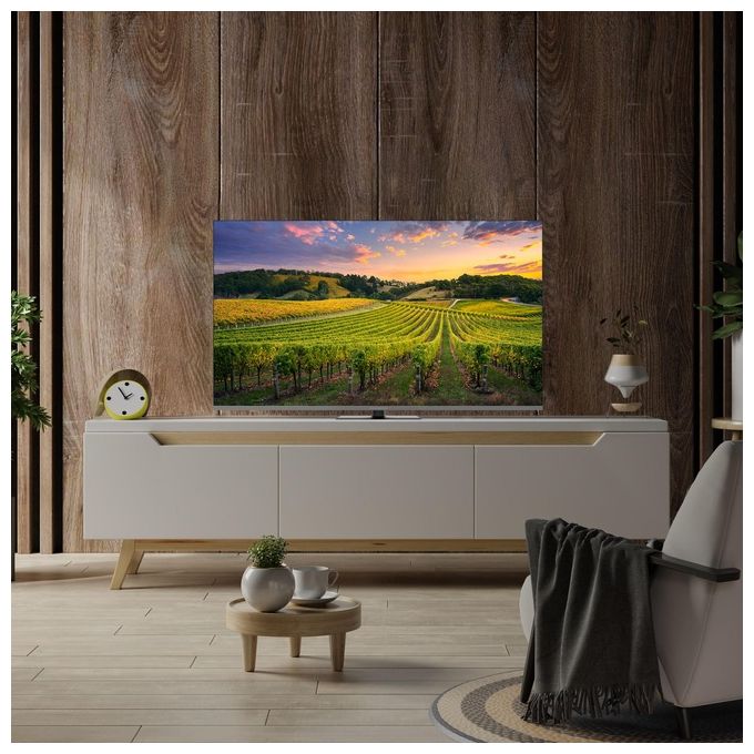 Thomson 50QG5C14 Smart TV 50'' QLED 4K Ultra HD Google TV Direct-LED Dolby Vision HDR10 Wi-Fi colore Grigio