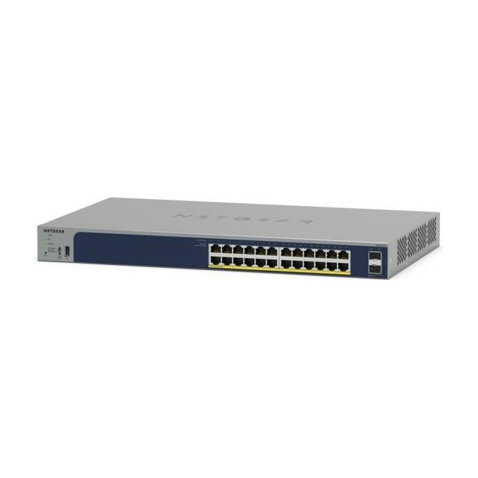 NETGEAR GS724TPP-300EUS GS724TPP Switch Ethernet Gigabit PoE+ Gestito 24 Porte 2 SFP 380 W Montaggio Rack Desktop colore Nero