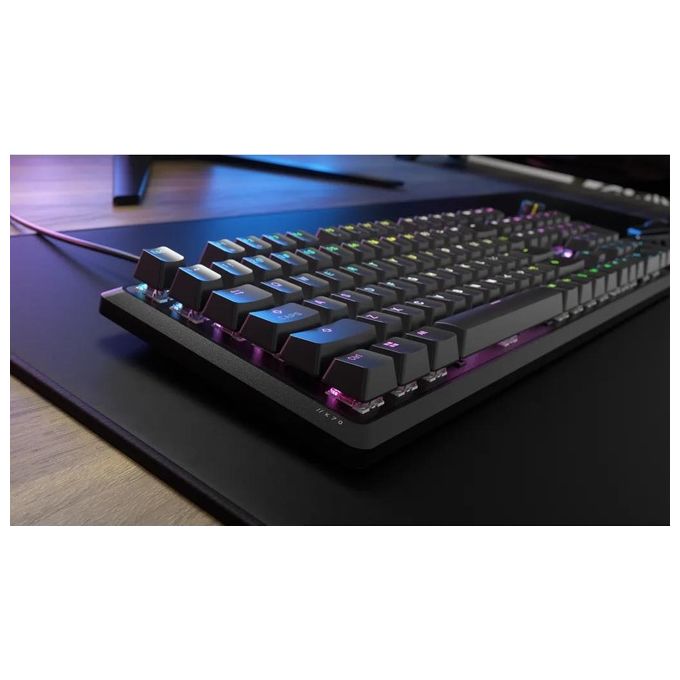 Corsair K70 CORE RGB Tastiera Gaming Meccanica Switch MLX Red Full-size Layout Italiano colore Nero
