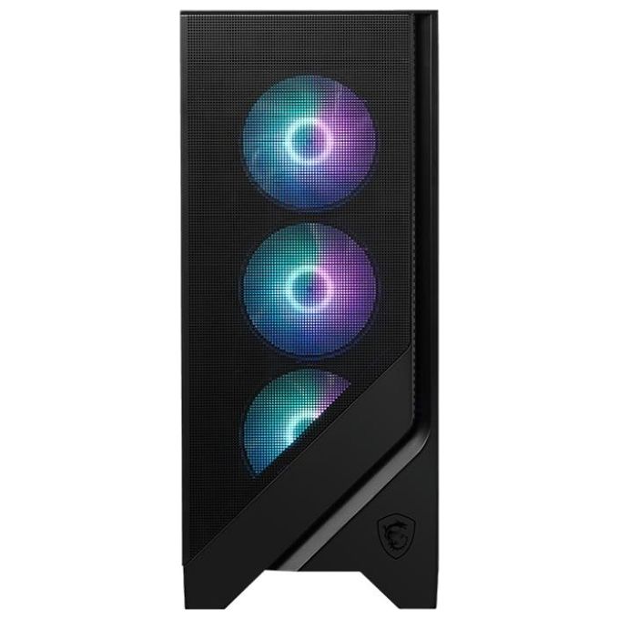 MSI MAG FORGE 320R AIRFLOW Case PC Micro Tower Gaming ATX Vetro Temperato RGB 4x Ventole 120mm colore Nero Trasparente