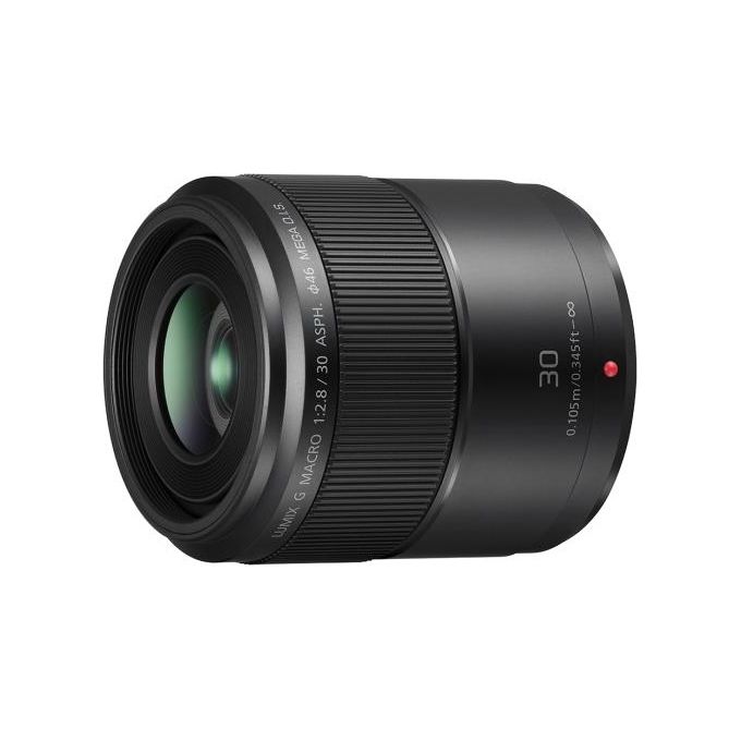 Panasonic H-HS030E Lumix G Obiettivo Macro 30mm-f2.8 Asph. Mega O.i.s. Slr Nero