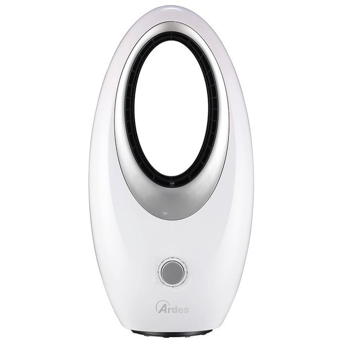 Ardes AR5BL1M Muna Ventilatore Senza Pale 50 W 3 Velocita' Flusso 912 m³-h Oscillante colore Bianco