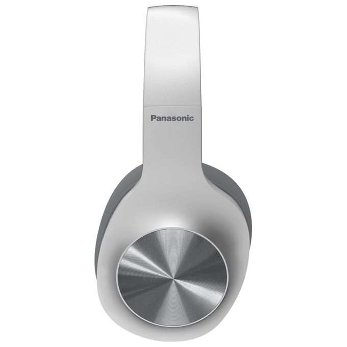 Panasonic RB-HX220BDES Cuffie a Padiglione Wireless Bluetooth 5.0 Extra Bass Microfono Integrato Autonomia 23h USB-C colore Argento