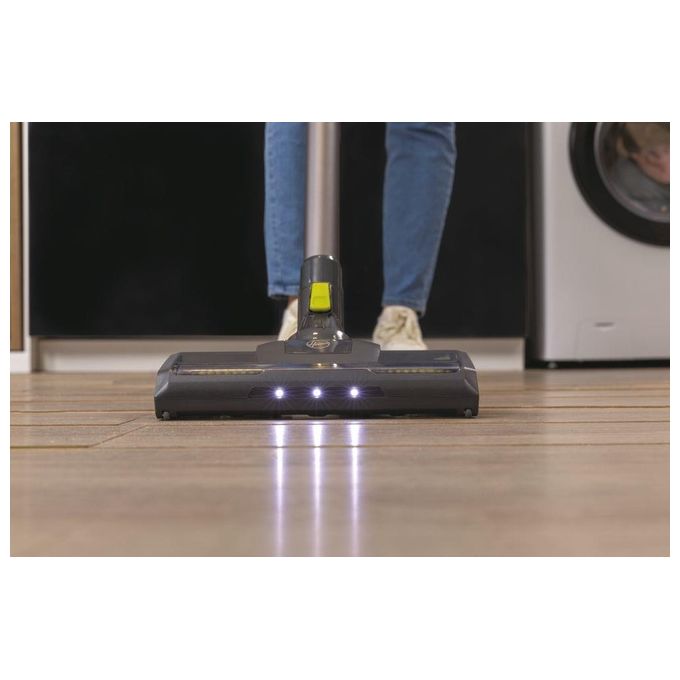 Hoover HF110H HF1 Aspirapolvere Senza Filo Ciclonico Senza Sacchetto 0.9 L 170W autonomia 30 min colore Grigio Lime