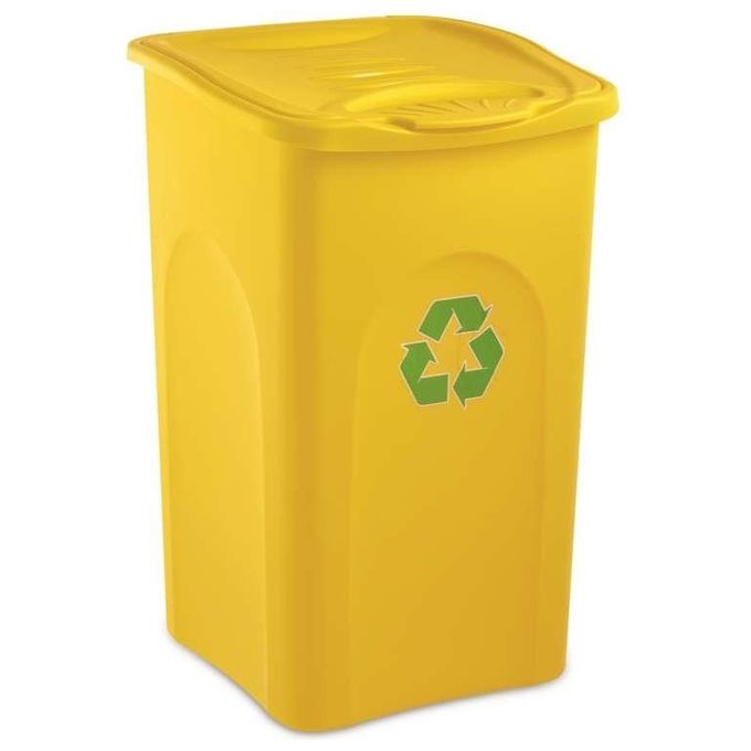 Stefanplast Pattumiera Be-green giallo 50 litri