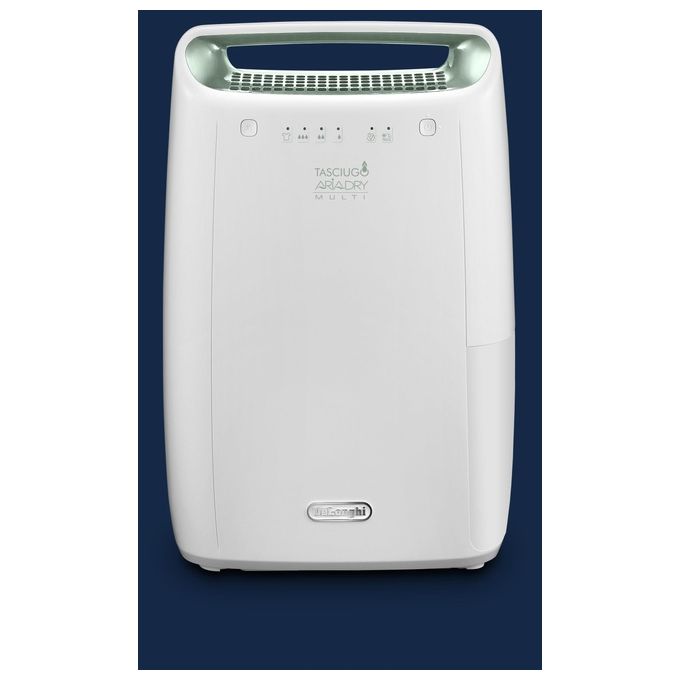 De'Longhi DEX212SF Tasciugo AriaDry Multi Deumidificatore 12 l-24h 55 m² 36 dB Filtro Antiallergico Carboni Attivi colore Bianco