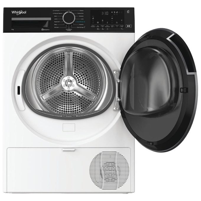 Whirlpool C WD 96M WBS IT Asciugatrice Pompa di Calore 9 Kg Classe A Wi-Fi Inverter 6° Senso (85x60x67 cm) colore Bianco