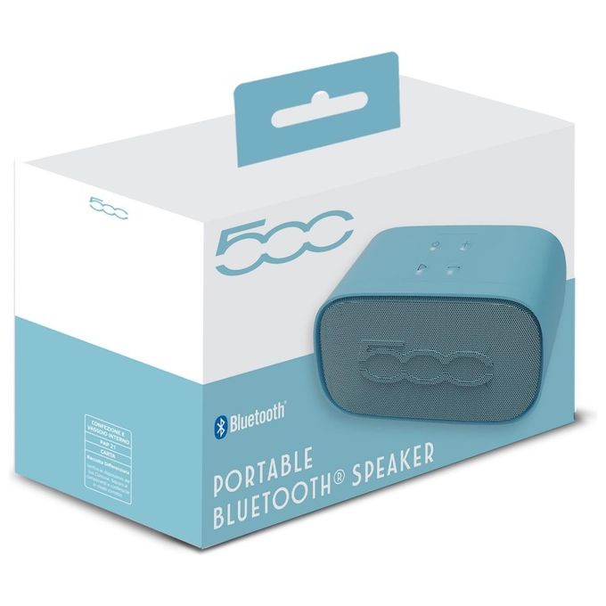 Celly SPEAKER500LB Cassa Bluetooth 5.0 3 W Portatile IPX5 Autonomia 4h colore Blu