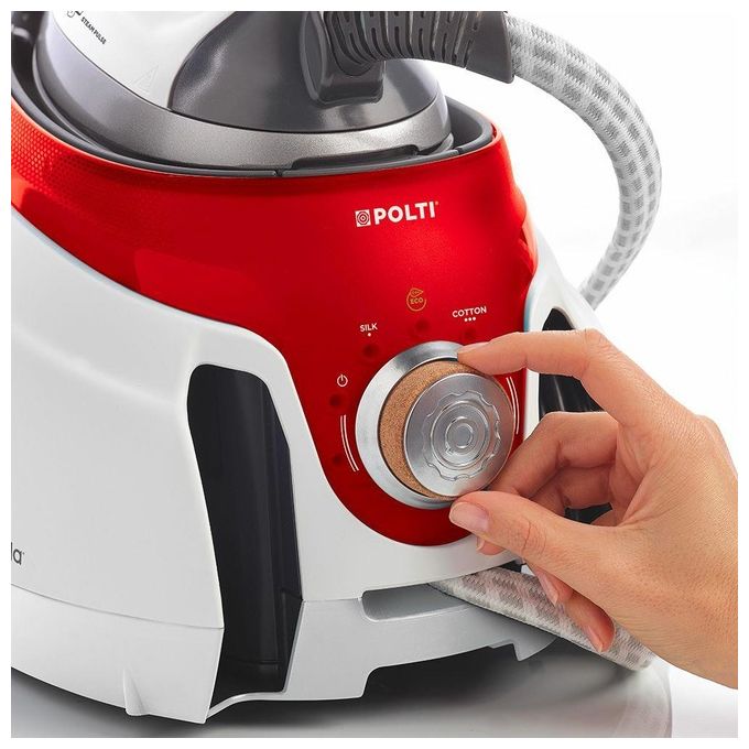 Polti PLEU0262 La Vaporella XM84C Ferro da Stiro con Caldaia 2350 W 7,5 bar 1,5 L 4 Programmi Funzione Eco colore Bianco Rosso