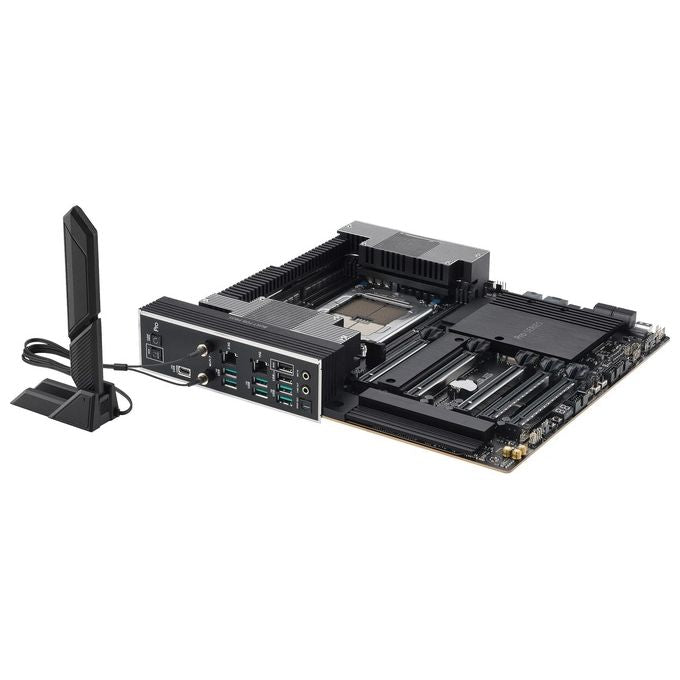 ASUS 90MB1FZ0-M0EAY0 Pro WS TRX50-SAGE WIFI Scheda Madre Socket sTR5 DDR5 Quad Channel Wi-Fi 7 10Gb Ethernet colore Nero