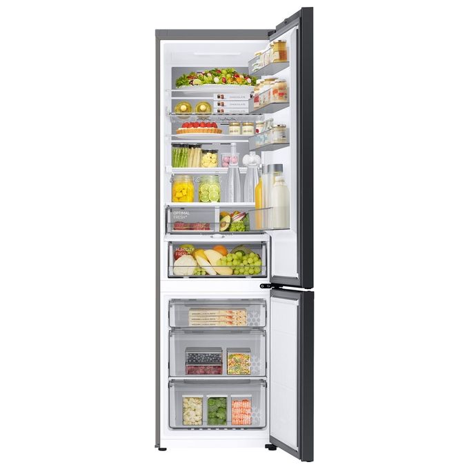Samsung RB38C7B6AB1 BESPOKE AI Frigorifero Combinato 387 L 203 cm Classe A 35 dB No Frost Twin Cooling Plus Wi-Fi colore Nero