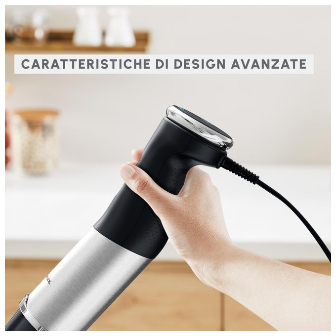 Moulinex DD673810 Quickchef+ Frullatore ad Immersione 3 in 1 1000 W 20 velocita' lame Powelix colore Nero