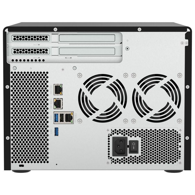 QNAP TS-855X-8G TS-855X Server Nas 8 Alloggiamenti SATA 6Gb-s 6 HDD 2 SSD SATA 2 M.2 PCIe Gen3 10GbE colore Nero