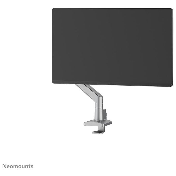 Neomounts DS70-250SL1 Braccio per Monitor 17-35'' Regolazione Altezza a Molla a Gas Rotazione 360° Inclinazione -45° a 45° colore Argento