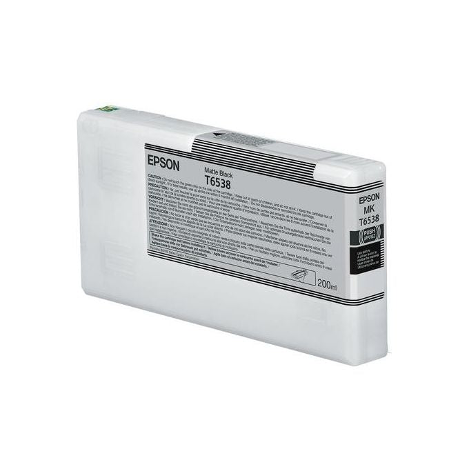 Epson C13T65380N Tanica Inchiostro a Pigmenti Nero Opaco 200 ml colore Nero opaco