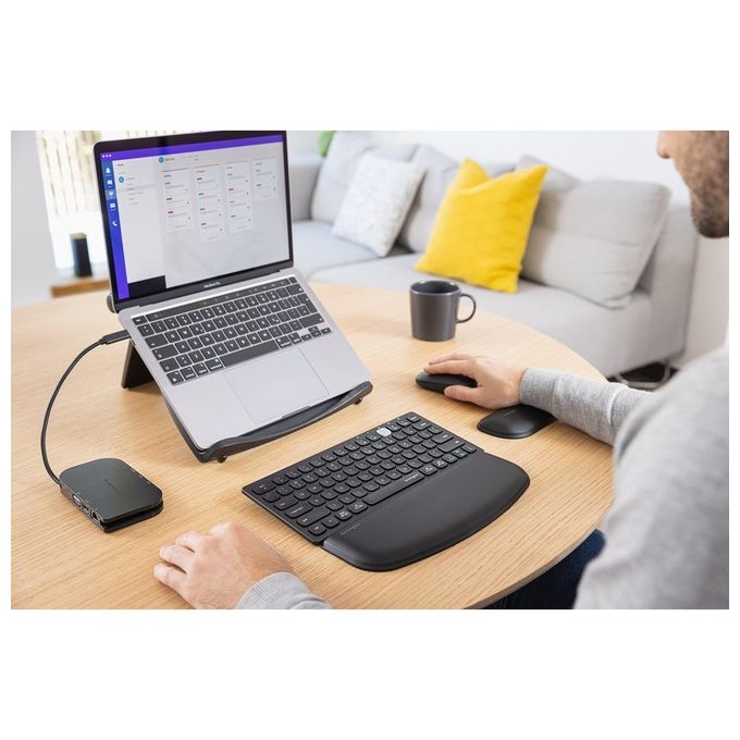 Kensington Black Suretrack Dual Wireless Bluetooth Usb Mouse