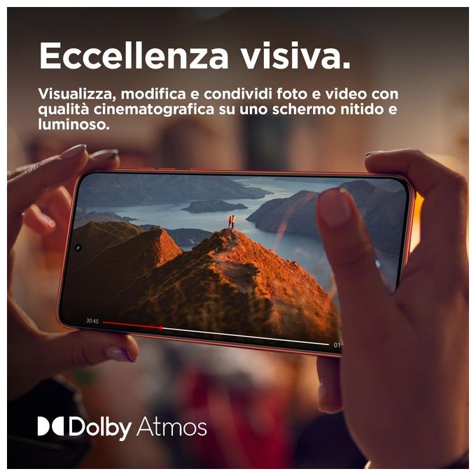 Motorola EDGE 50 NEO Smartphone 5G 6.36'' pOLED 120Hz 8GB RAM 256GB Fotocamera Sony LYTIA 700C 50MP IP68 Android 14 colore PANTONE Poinciana