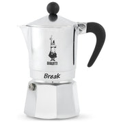 Bialetti Break Caffettiera Espresso Tazza 1 Alluminio Grigio 11x7x14 cm